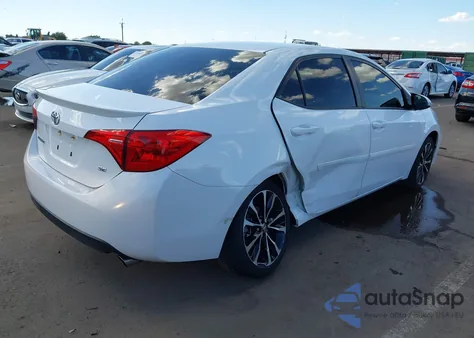 2017 Toyota Corolla Se из США, поврежденный, VIN 2T1BURHE0HC873377